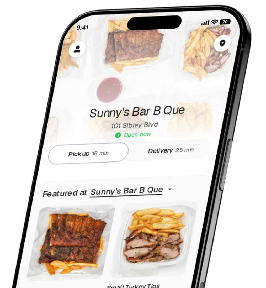 Sunny's Bar B Que app preview